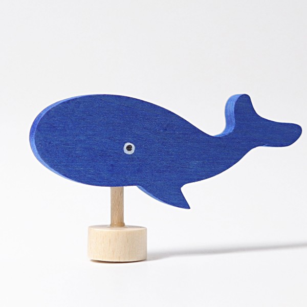 Geburtstag Steckfigur blau Grimm´s Holz Wal