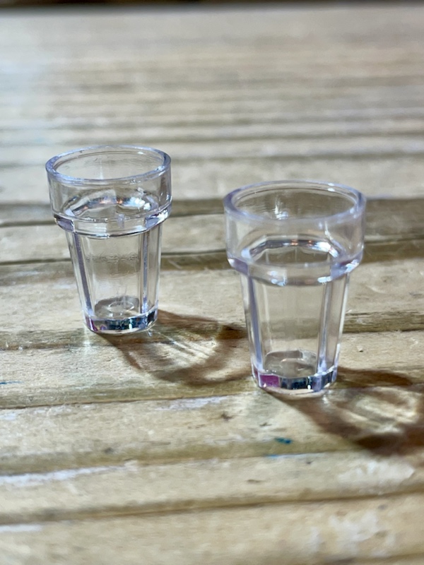 Wichtelwelt 2er Set/Trinkglas klar Kunststoff