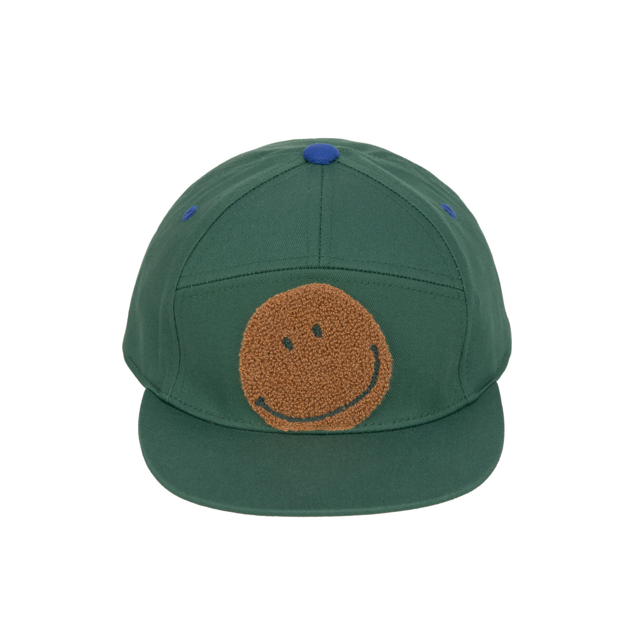 Mütze&Co Schildkappe braun/grün 2-6 Jahre Lässig Smiley