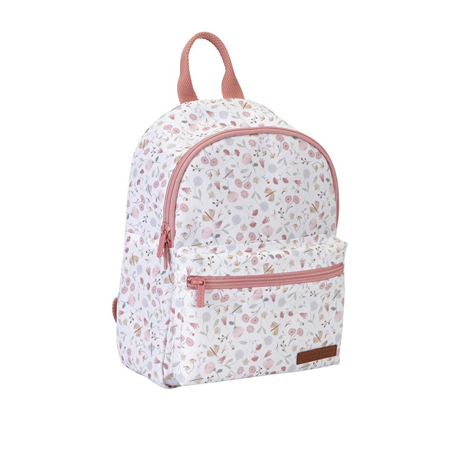 Rucksack bunt/rosa Little Dutch Flowers Butterflies