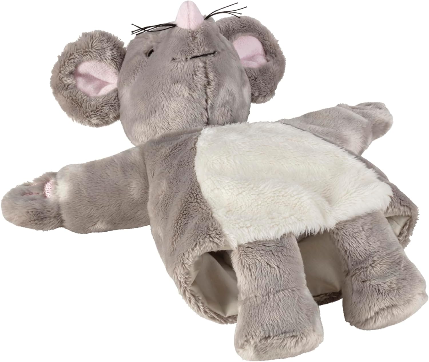 Puppe Handpuppe Maus grau/weiß Sterntaler