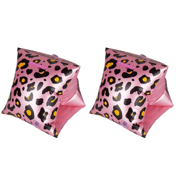 Badekleidung Schwimmflügel rosa 2-6 Jahre Swim Essentials Leopard