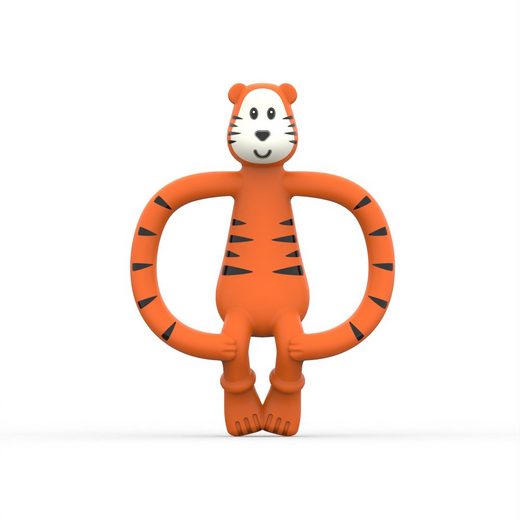 Babyspielwaren Beißring orange Matchstick Monkey Tiger