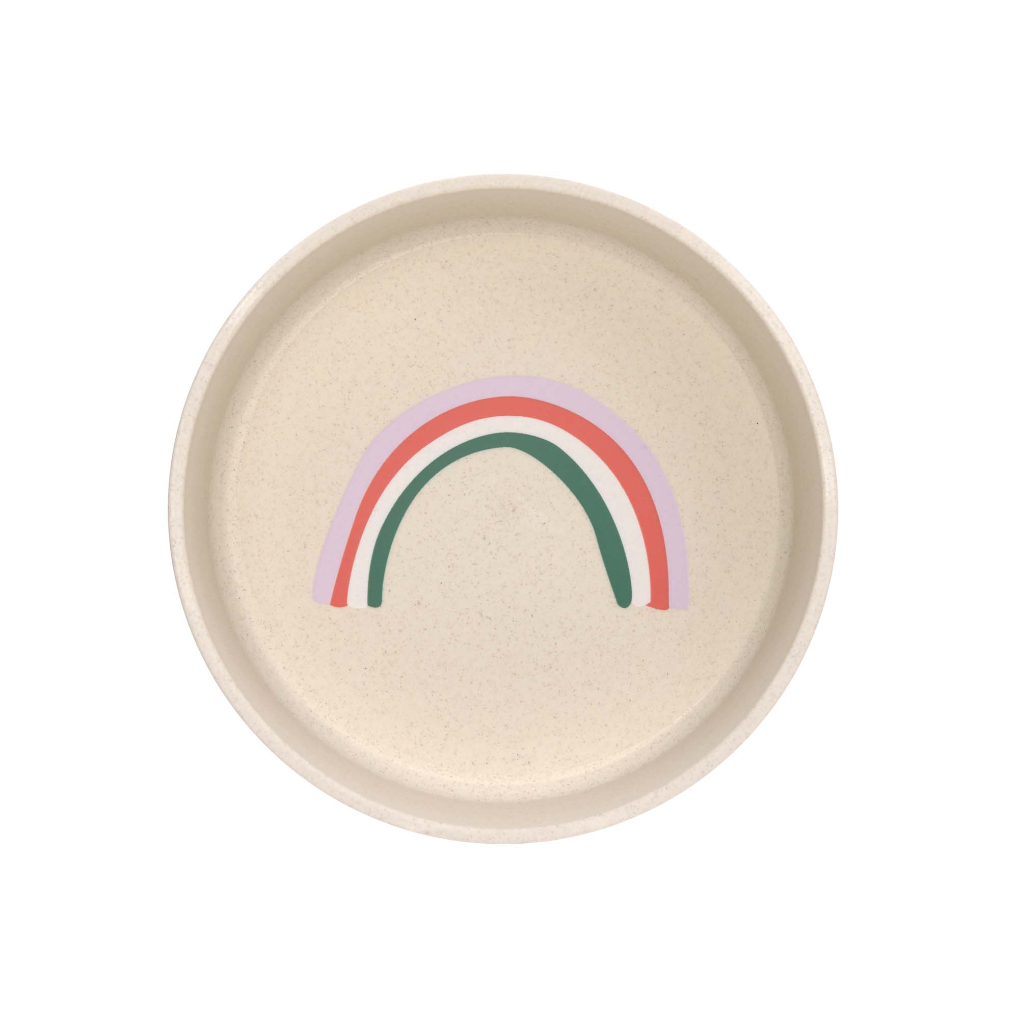 Tischkultur Schale mit Silikonrand bunt Weizenstroh Lässig Regenbogen