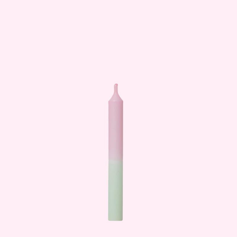 Geburtstag Kerzen grün/rosa/Sprinkles Candy Candle