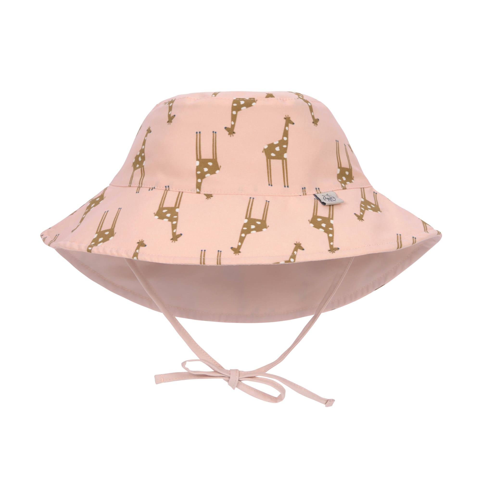 Mütze&Co Sonnenhut braun/rosa Lässig Giraffen
