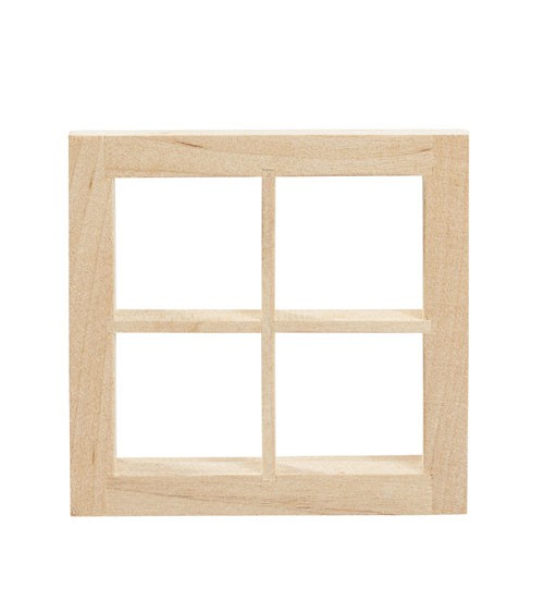 Wichtelwelt Fenster/3er Set natur Holz