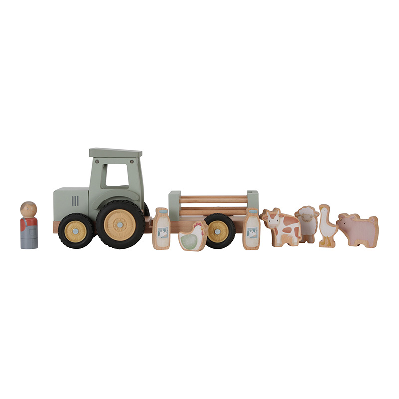 Holzspielzeug Traktor bunt Little Dutch Little Farm