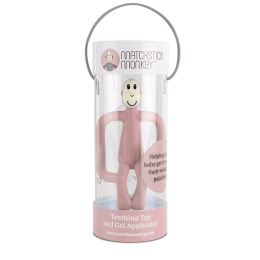Babyspielwaren Beißring rosa Matchstick Monkey